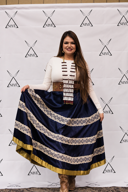 After Victory | Satin Circle Skirt